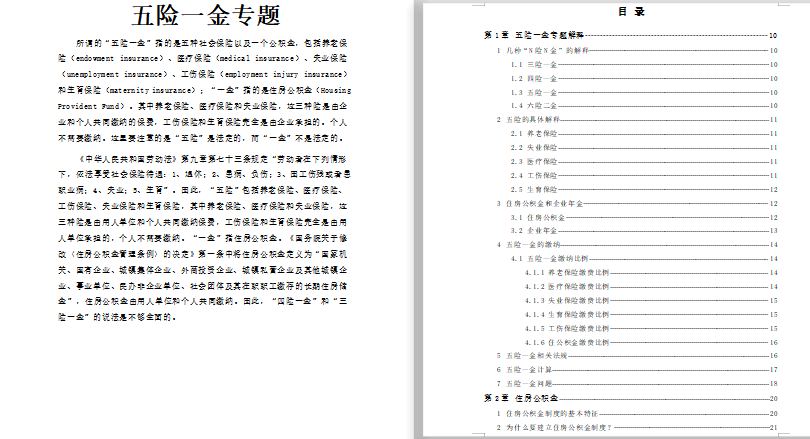 “五险一金”专题问答大汇总（权威版本）免费下载