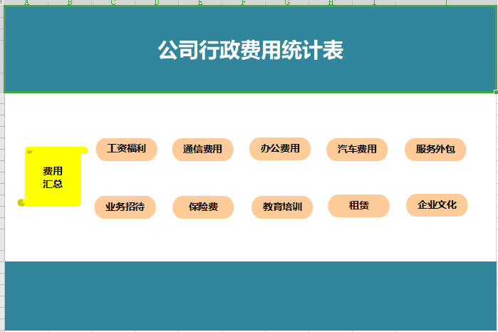 企业行政费用统计表（多图表精细分析）免费下载