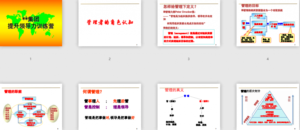 中层管理者领导力执行力训练免费下载