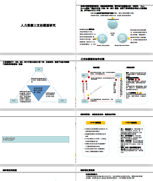 人力资源三支柱模型研究免费下载