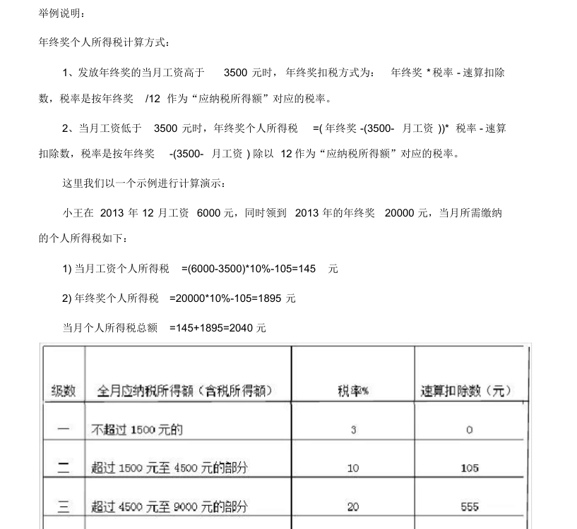 个税计算方法及模板合集免费下载