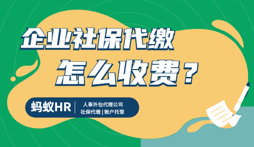 代缴社保怎么收费