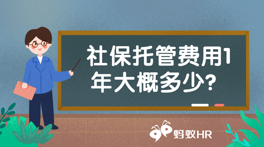 社保托管费用1年大概多少？