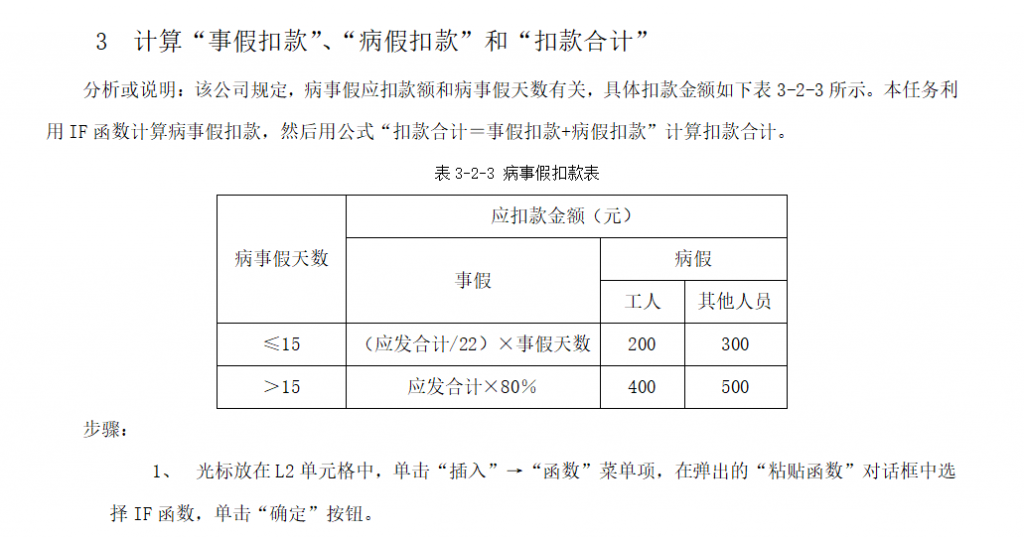 excel 工资表