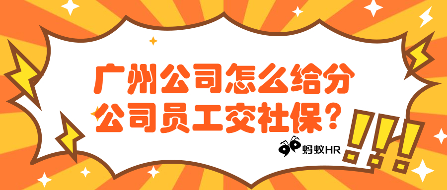 广州公司怎么给分公司员工交社保？